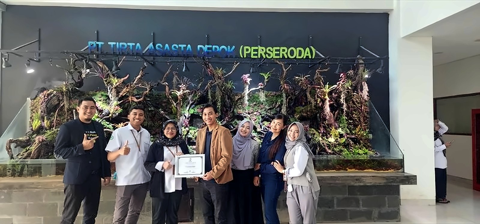 Kunjungan ke PT Tirta Asasta Depok (Perseroda)